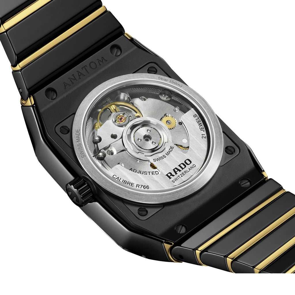 Rado - Anatom 32.5 mm Automatic Ceramic Gold PVD Case - R10200152