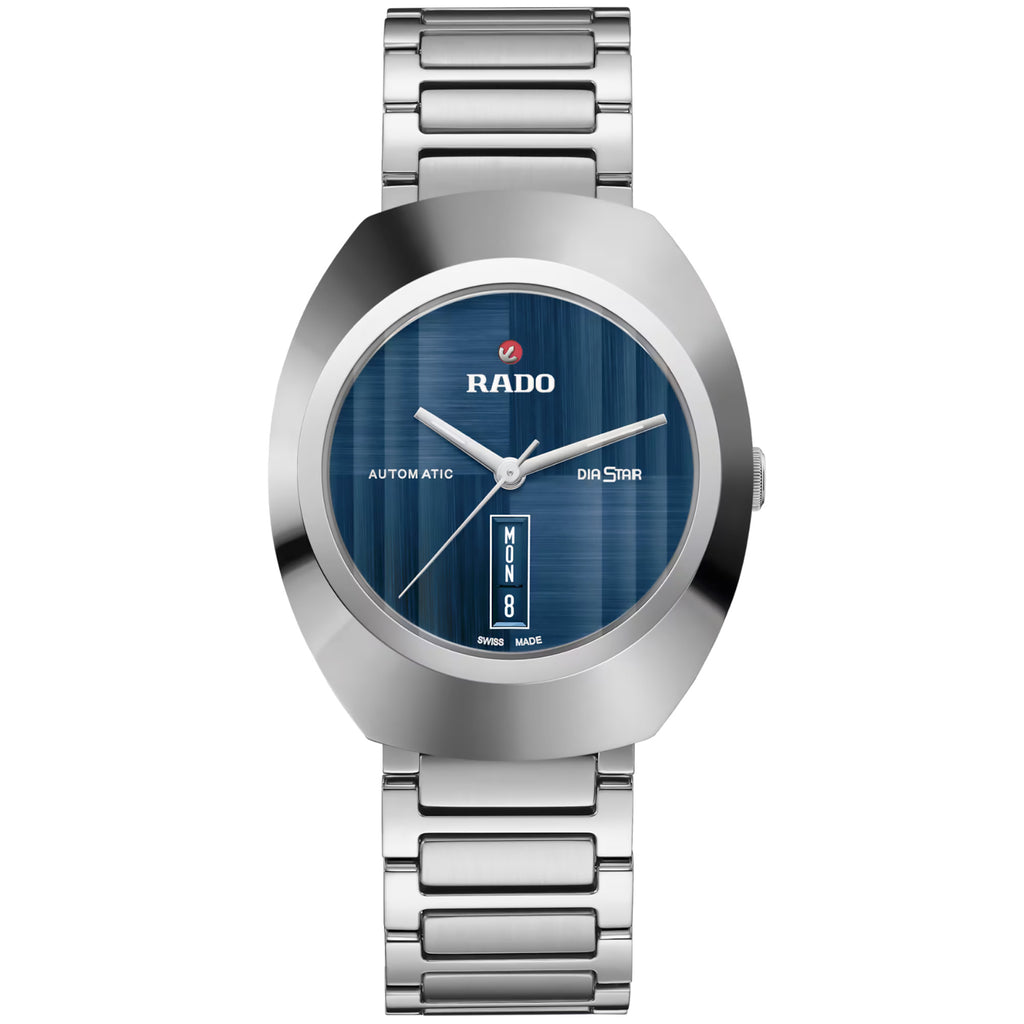 Rado - DiaStar Original Blue Dial Day Date Automatic Creamos - R12160213