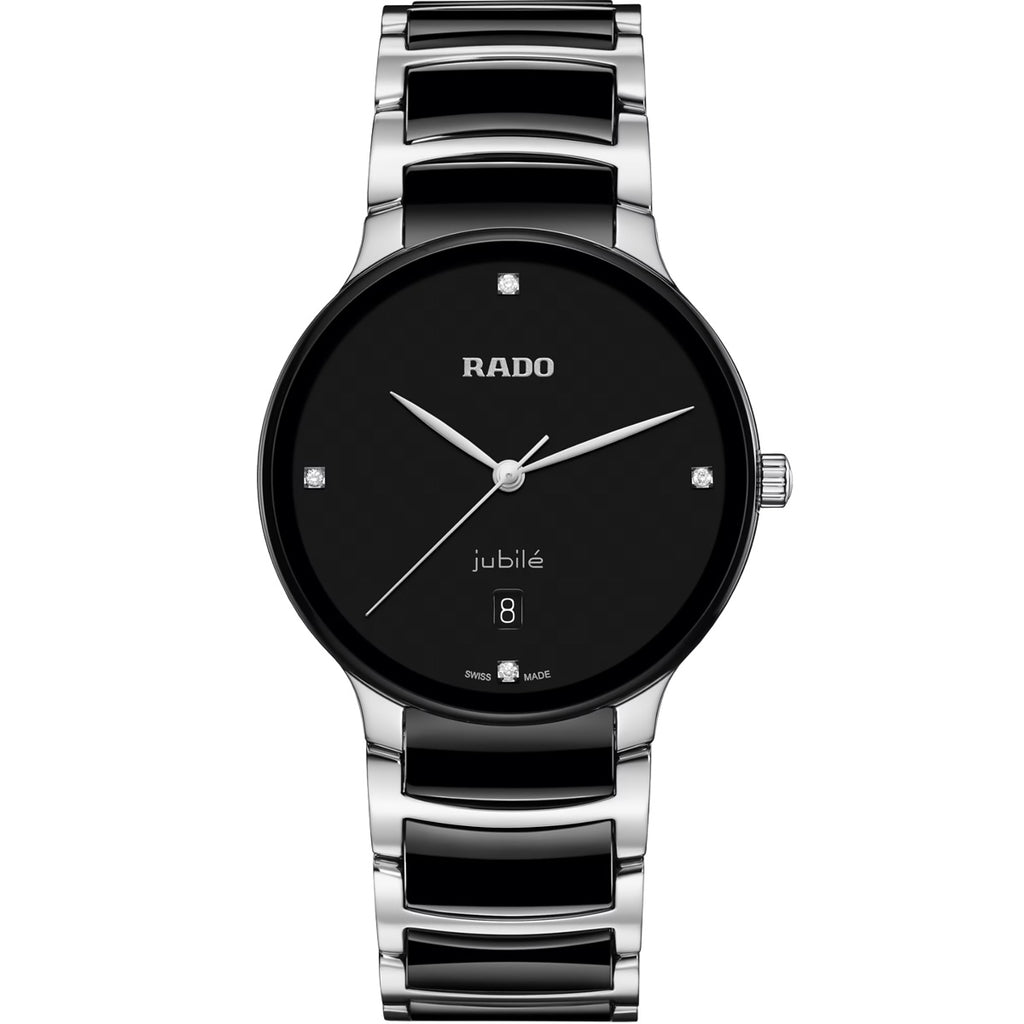 Rado - Centrix 39.5 mm Diamonds Stainless Ceramic Bracelet - R30021712