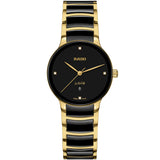 Rado - Centrix 30.5 mm Diamonds Ceramic Gold PVD - R30025712