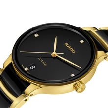 Load image into Gallery viewer, Rado - Centrix 35 mm Diamonds Ceramic &amp; Gold PVD - R30039712