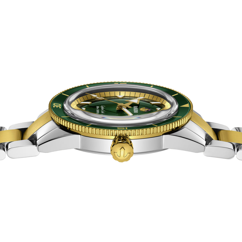 Rado - Captain Cook 42 mm Green Dial Two Tone Automatic - R32138303