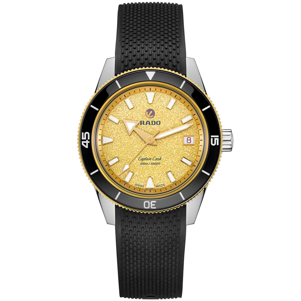 Rado - Captain Cook 39 mm Golden Textured Dial - R32223258