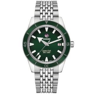 Rado - Captain Cook 39 mm Green Dial & Bezel - R32223313