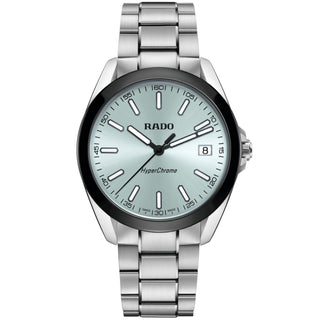 Rado - HyperChrome 41.5 mm Glacier Blue Dial Date Ceramic Bracelet - R32280213