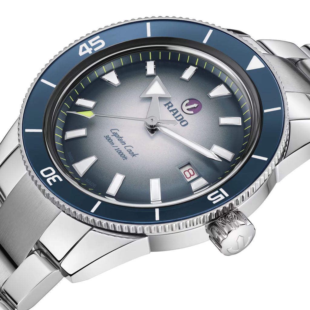 Rado - Captain Cook 42 mm Blue Gradient Dial Automatic - R32154208