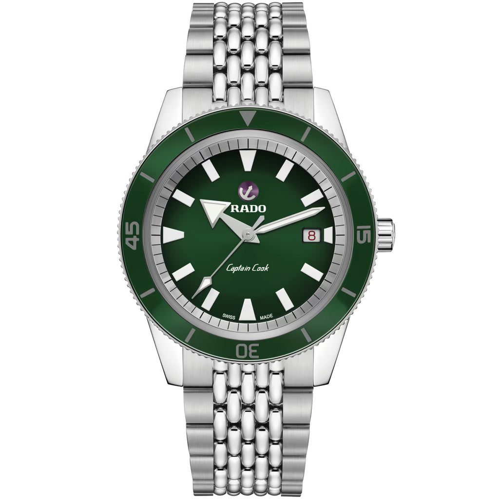 Rado - Captain Cook 42 mm Green Dial Automatic - R32505313