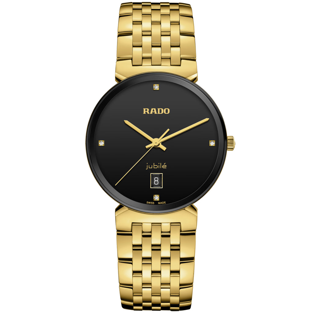 Rado - Florence 38 mm Diamonds Yellow Gold PVD - R48914703