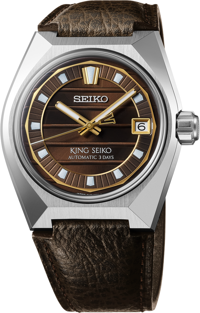 Seiko - King Seiko VANAC Emerald Brown Dial Leather - SLA093