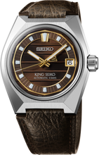 Load image into Gallery viewer, Seiko - King Seiko VANAC Emerald Brown Dial Leather - SLA093