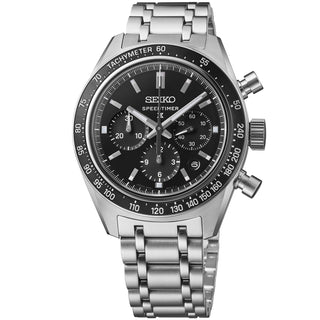 Seiko - Speedtimer Black Dial 42 mm Mechanical Chronograph - SRQ055