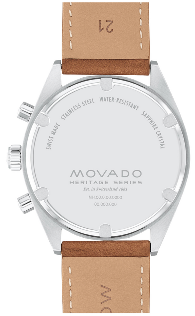Movado - Heritage Retro Datron Stainless Chronograph - 3650181