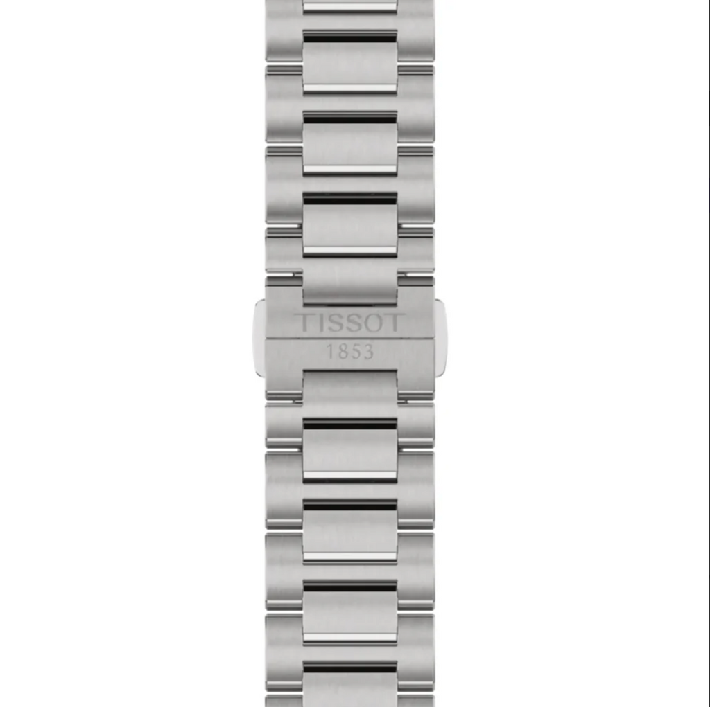Tissot - PRC100 Solar 39 mm Silver Dial Steel Bracelet - T1514221103100