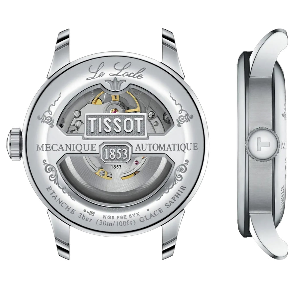 Tissot - Le Locle 39 mm Automatic Date Roman Numerals - T0064071103300