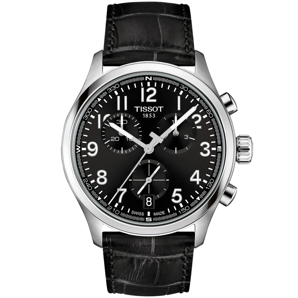Tissot - Chrono L 42 mm Stainless Steel Leather Strap - T1164171605200