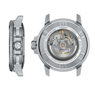 Tissot - Seastar 1000 Powermatic 80 Diver 43 mm Date Blue Dial Steel Bracelet - T1204071104103