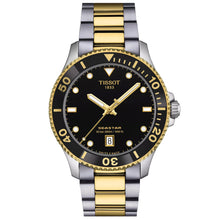 Load image into Gallery viewer, Tissot - Seastar 1000 Diver 40 mm Gold &amp; Steel Bracelet - T1204102205100