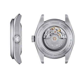 Tissot - Gentleman 40 mm Powermatic 80 Green Dial Stainless - T1274071109101
