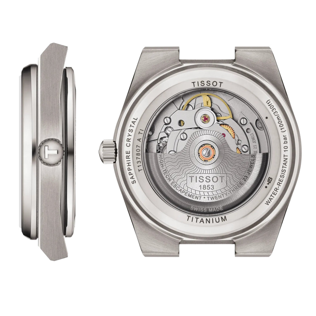 Tissot - PRX Titanium 38 mm Automatic Blue Dial - T1378074404100