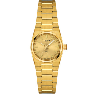 Tissot - PRX 25 mm Yellow Gold PVD Case Women's - T1370103302100