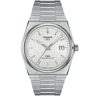 Tissot - PRX 40 mm Automatic Powermatic 80 White Mother of Pearl - T1374071111100