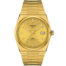 Load image into Gallery viewer, Tissot - PRX 40 mm Automatic Powermatic 80 Gold PVD Champagne Dial - T1374073302100