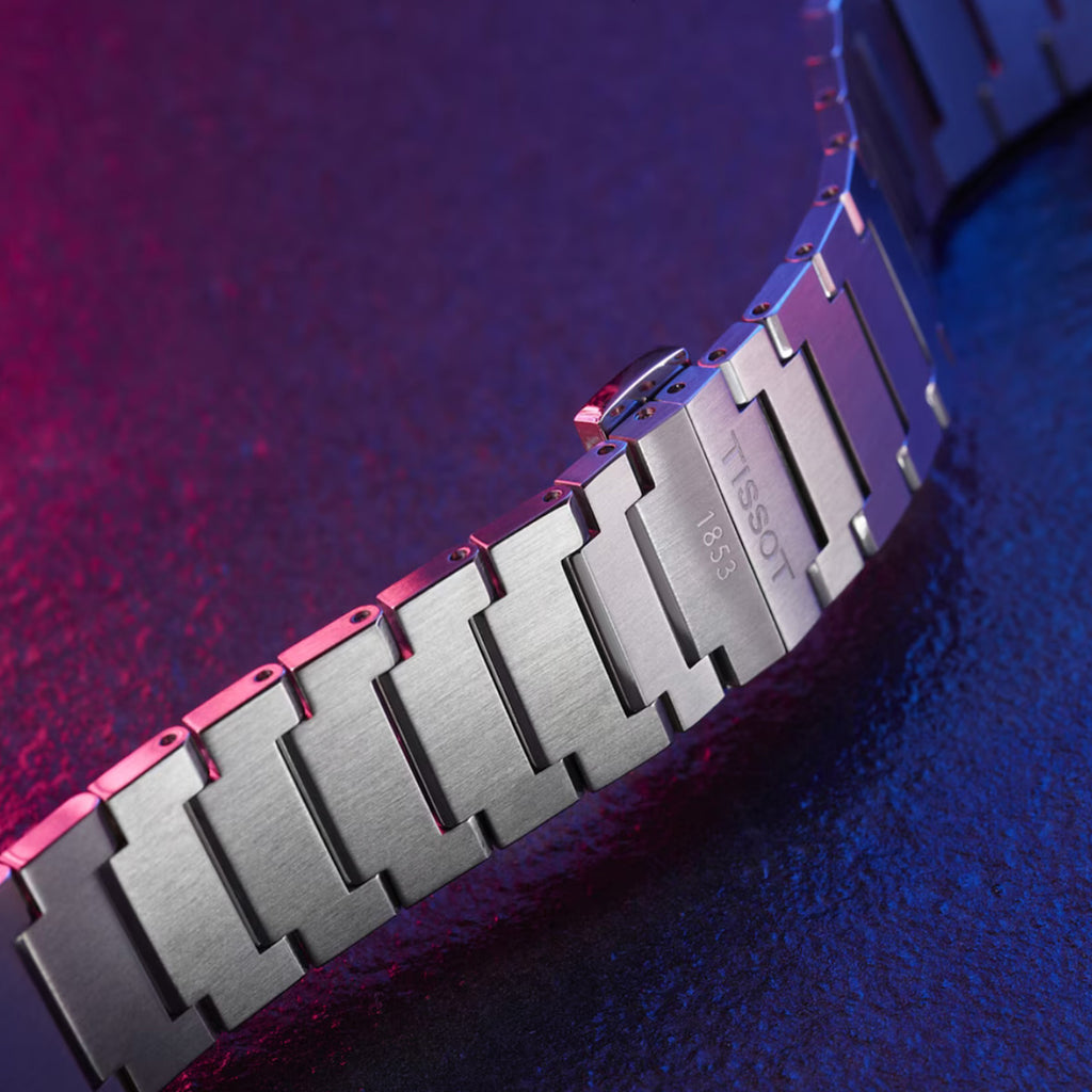 Tissot - PRX 40 mm Quartz Silver Dial Stainless Bracelet Date - T1374101103100
