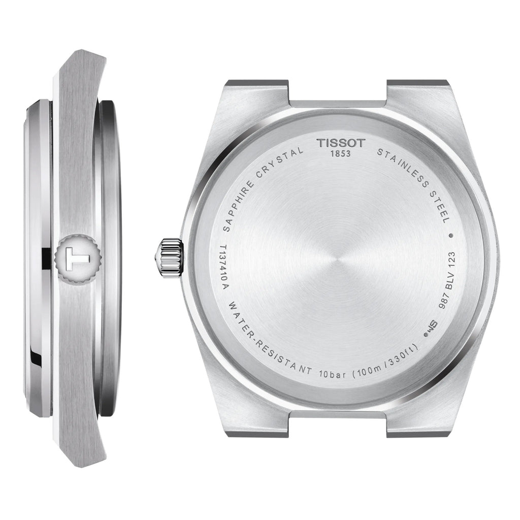 Tissot - PRX 40 mm Quartz Red Dial Steel Bracelet - T1374101142100