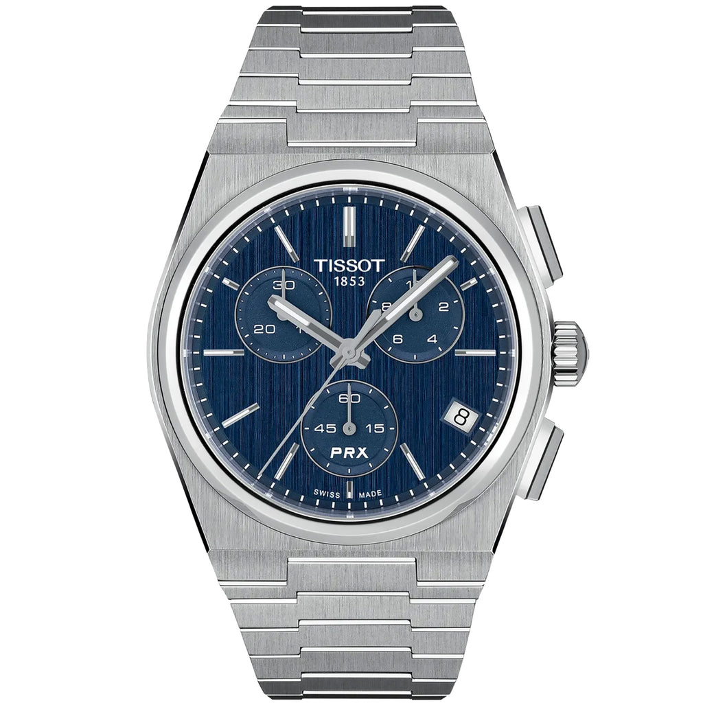 Tissot - PRX 40 mm Chronograph Quartz Blue Dial Date - T1374171104100