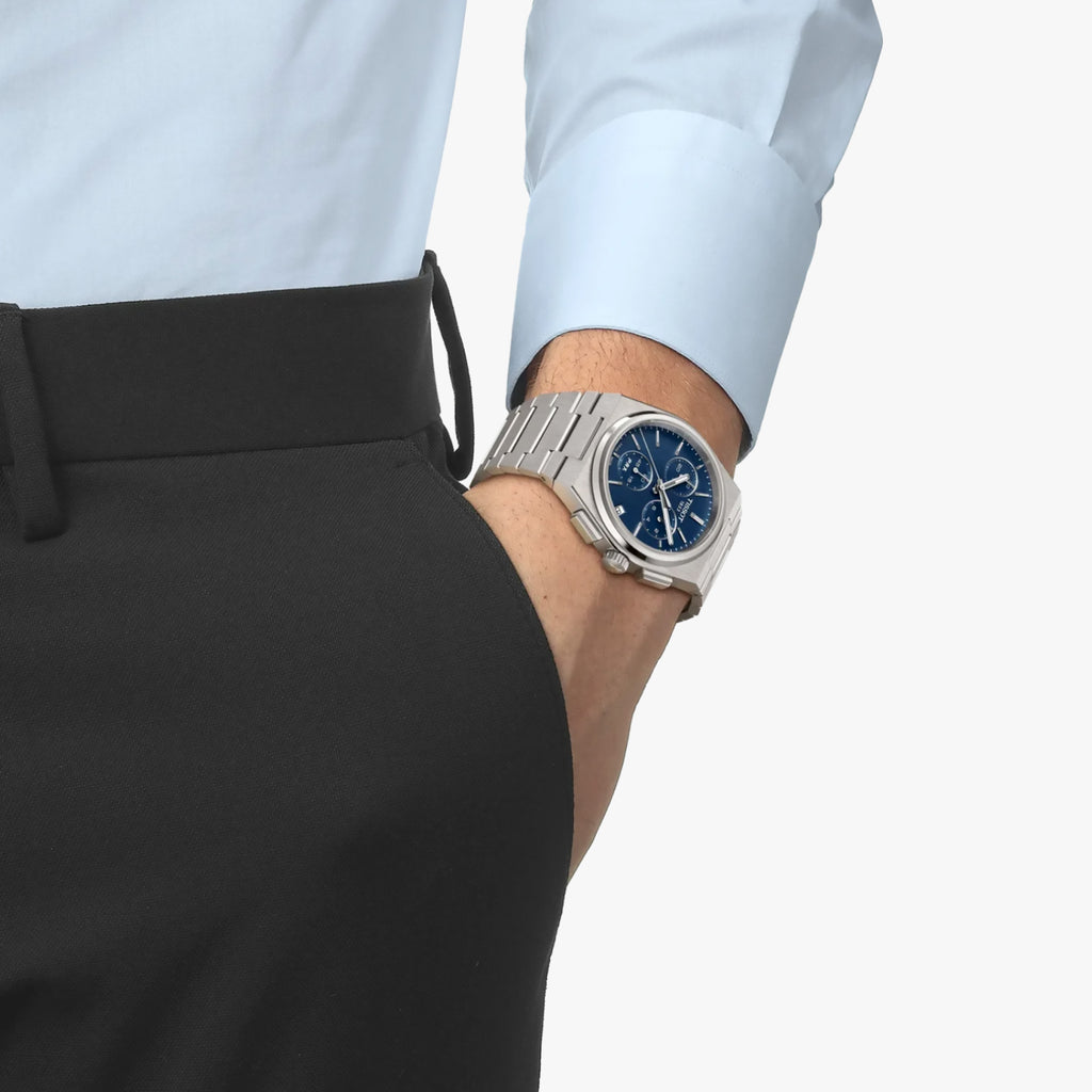 Tissot - PRX 40 mm Chronograph Quartz Blue Dial Date - T1374171104100