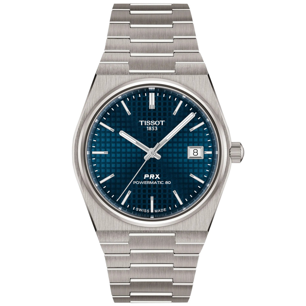 Tissot - PRX Titanium 38 mm Automatic Blue Dial - T1378074404100