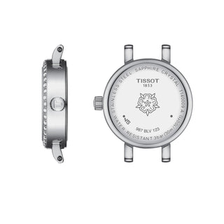 Tissot - Lovely Round Mother of Pearl Diamond Dial & Bezel - T1400096111600