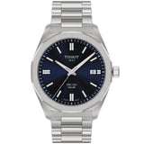 Tissot - PRC100 Solar 39 mm Blue Dial Steel Bracelet - T1514221104100