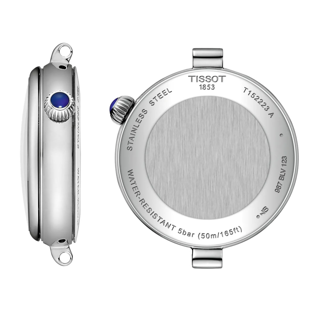 Tissot - Desir 29.6 mm Blue Moonphase Diamond Dial - T1522231149600