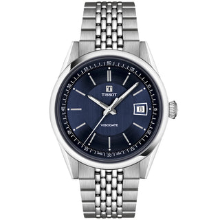 Tissot - Visodate Blue Dial 39 mm Automatic Date - T1574071104100