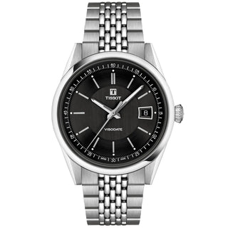 Tissot - Visodate Black Dial 39 mm Automatic Date - T1574071105100