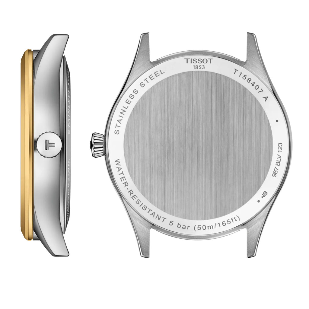 Tissot - Classic Dream 40 mm Automatic Steel Yellow Gold PVD - T1584072203100