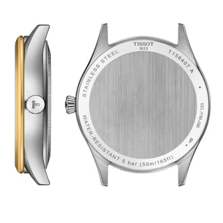Tissot - Classic Dream 40 mm Automatic Steel Yellow Gold PVD - T1584072203100