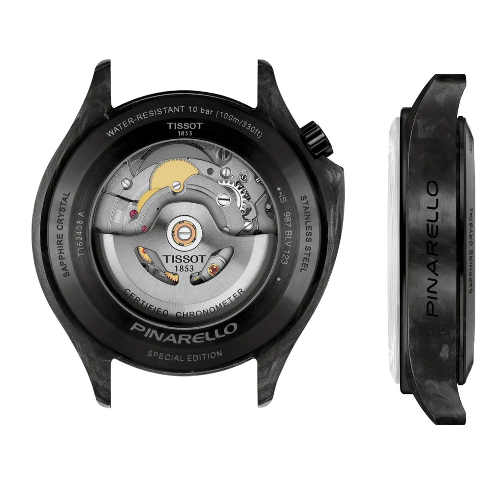 Tissot - Pinarello 43 mm Forged Carbon COSC Special Edition - T1624089706100