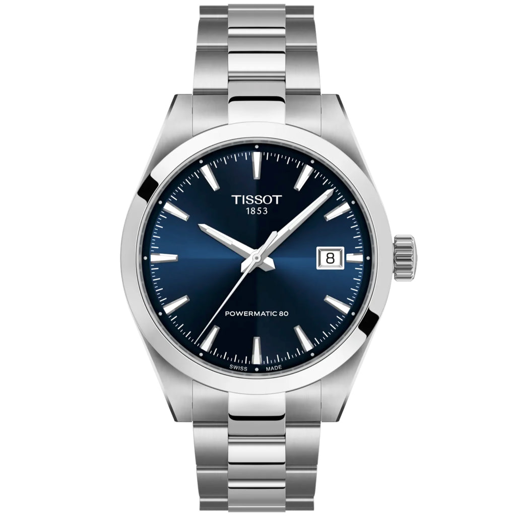 Tissot - Gentleman 38 mm Powermatic 80 Blue Dial - T1658071104100