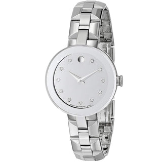 Movado - Sapphire 28 mm Women's Diamond Dial Markers - 0606814