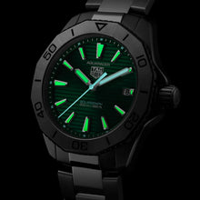 Load image into Gallery viewer, TAG Heuer - Aquaracer 40 mm Solargraph Professional 200 Green Dial - WBP1115.BA0000