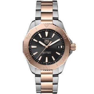 TAG Heuer - Aquaracer 40 mm Solargraph Professional 200 Rose Gold - WBP1121.BB0003