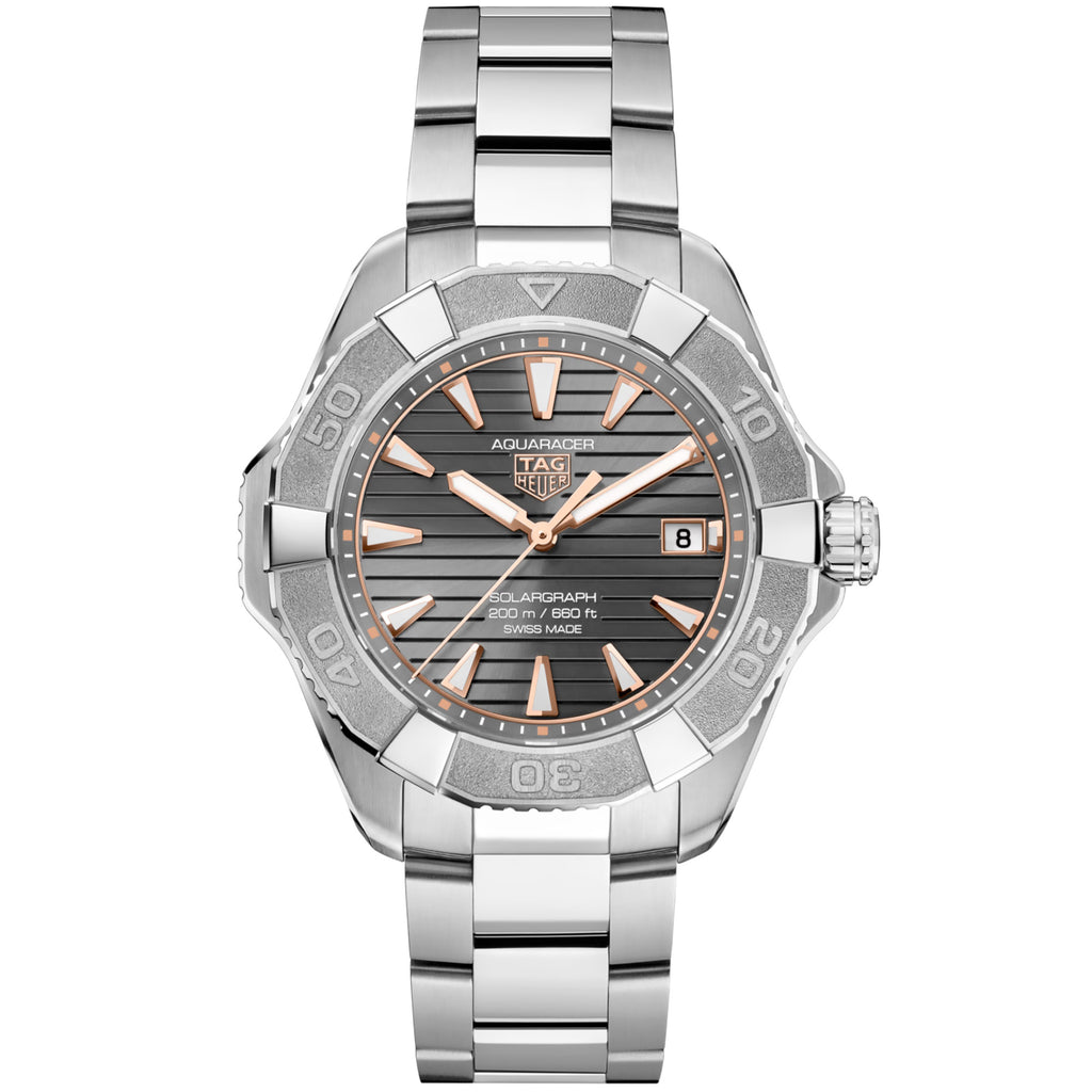 TAG Heuer - Aquaracer 40 mm Professional 200 Titanium Solargraph - WBP1190.BZ0003