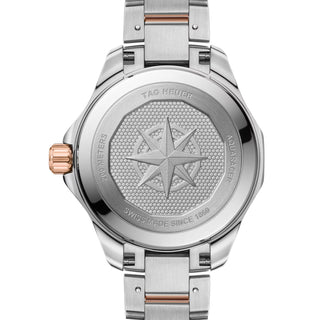 TAG Heuer - Aquaracer 34 mm Solargraph Diamond Dial Rose Gold Women's - WBP1324.BB0005