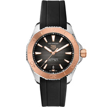 Load image into Gallery viewer, TAG Heuer - Aquaracer 40 mm Professional 200 Auto Steel &amp; 18k Rose Gold - WBP2151.FT6199