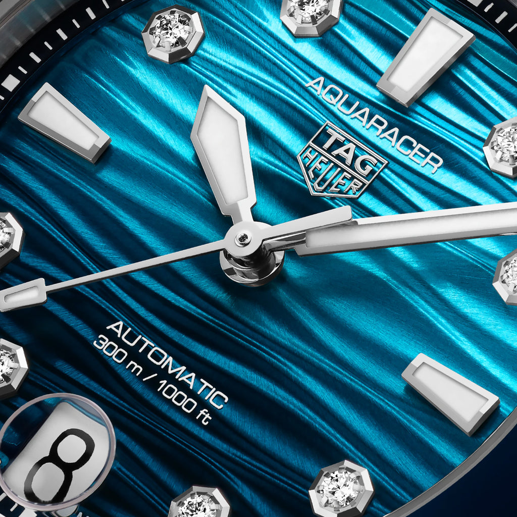 TAG Heuer - Aquaracer 36 mm Women's Professional 300 Blue Diamond Dial - WBP231N.FT6234