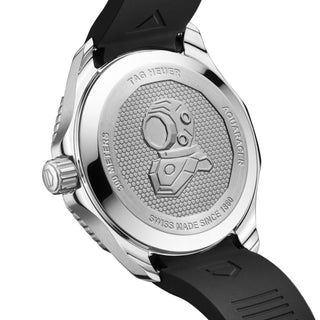 TAG Heuer - Aquaracer 42 mm 300 Chronometer Diver Black Rubber Strap - WBP5110.FT6257