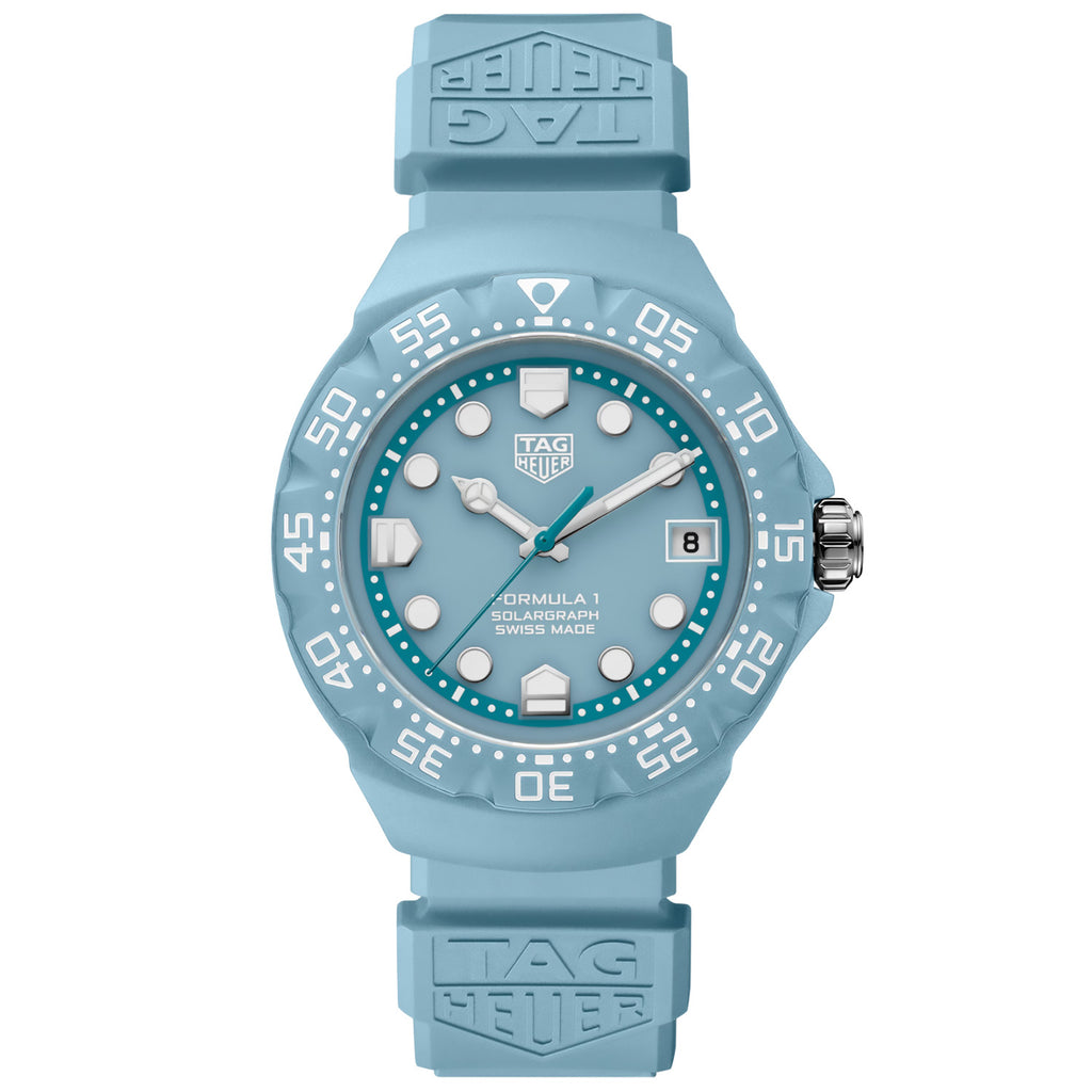 TAG Heuer - Formula 1 Solargraph 38mm Pastel Blue Limited Edition - WBY1163.FT8113