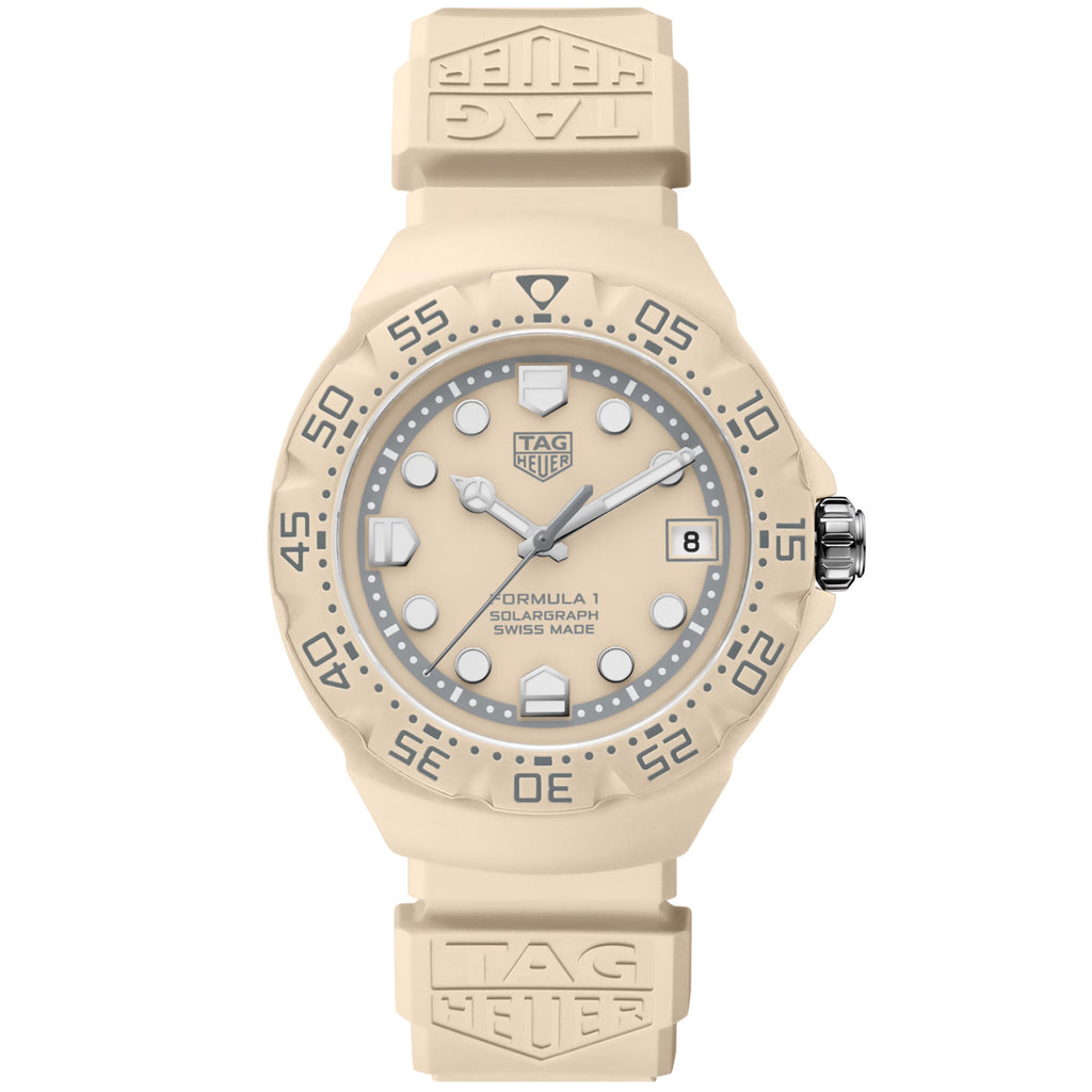 TAG Heuer - Formula 1 Solargraph 38mm Beige Limited Edition - WBY1164.FT8114